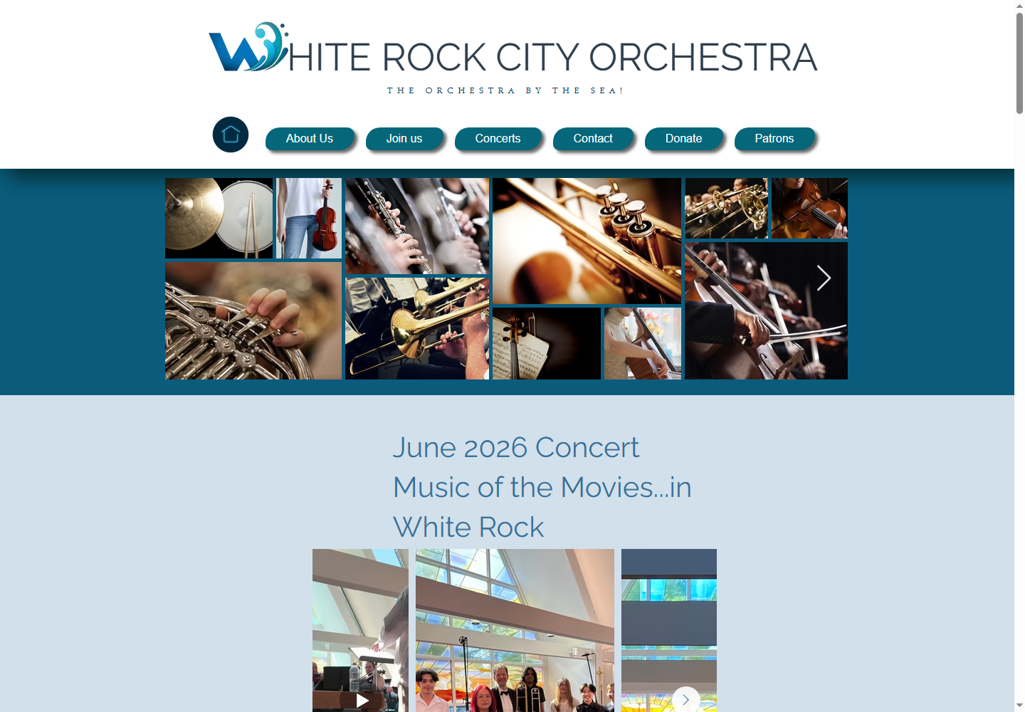 Original White Rock City Orchestra homepage
